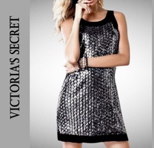 Victoria  s Secret Sequined And Sheer Mini Party Dress