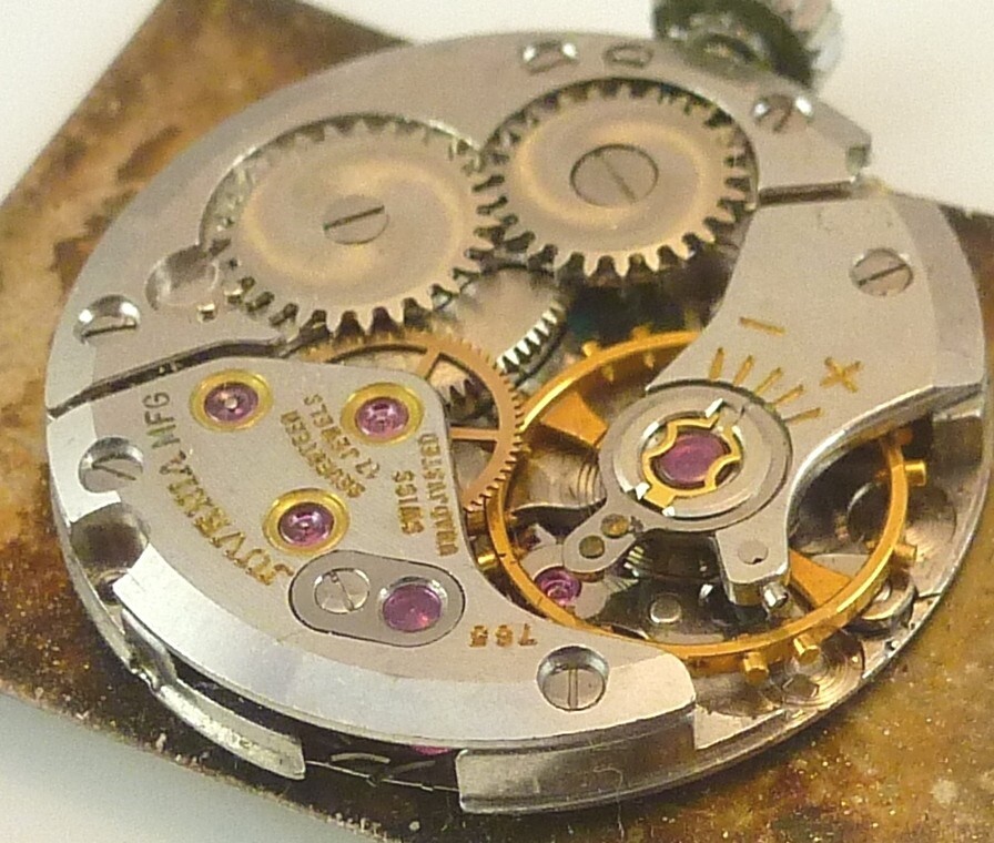 Mouvement Manuel Original JUVENIA Calibre 765 Avec Marche Et Cadran - Occasion En état De Fonctionnement, Pour Montre-bracelet Femme