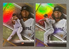 2x Lot 2021 Topps Gold Label Class 1 2 Baseball #2 Sixto Sanchez Base RC Rookie