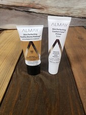 Almay Skin Perfecting Healthy Biome Makeup Foundation 150 Tan BONUS Care Primer
