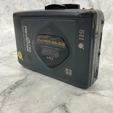 Seiko SII Radio Portable Cassette Player Walkman Style VTG Retro PHX-153RX AM/FM