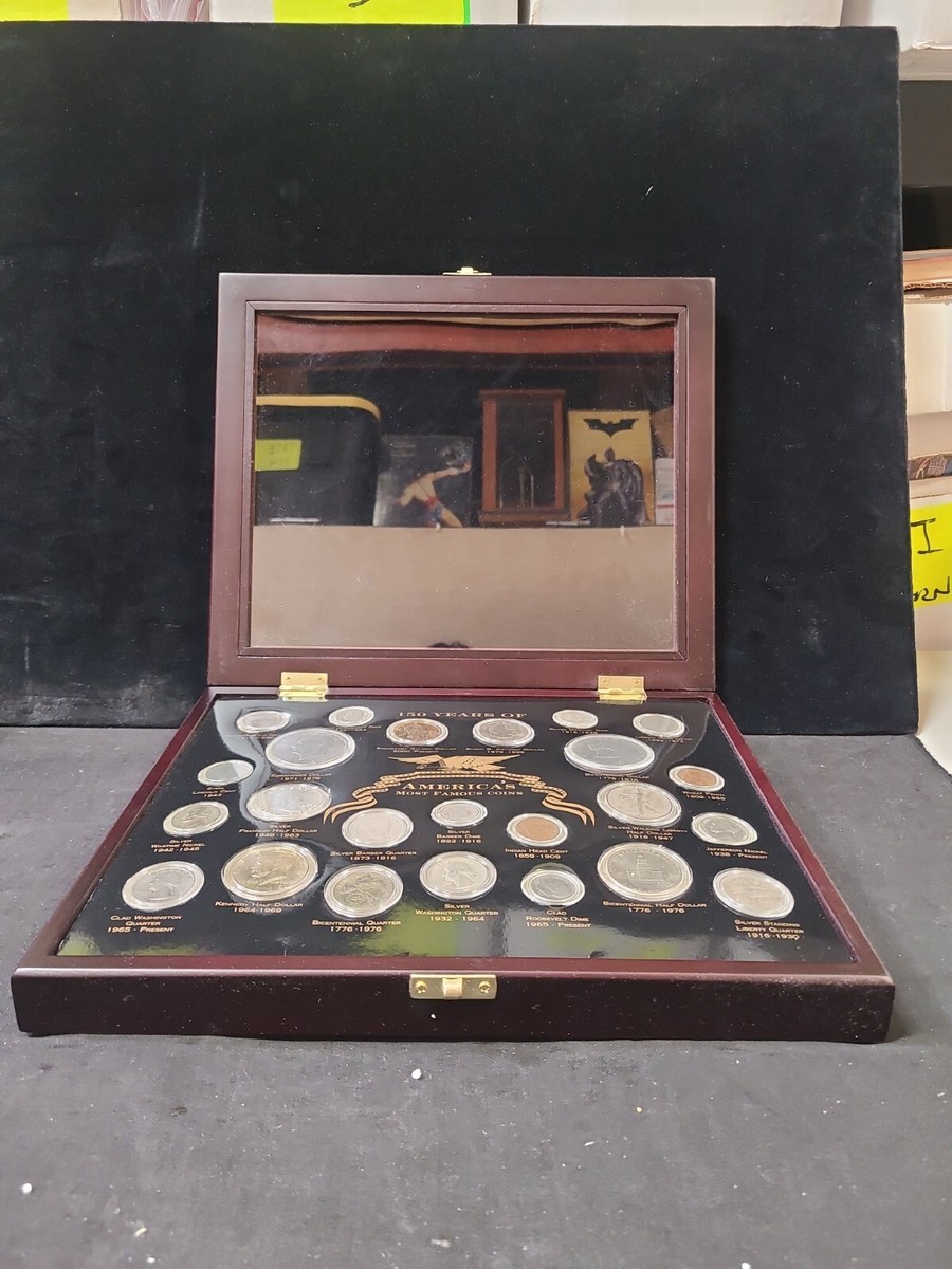 アンティーク雑貨 Collections of coins of the USA 150 YEARS OF AMERICAS MOST FAMOUS COINS IN CASED SET | eBay