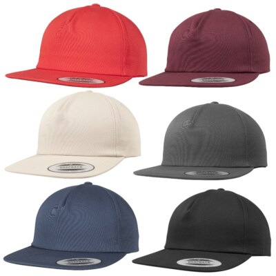 Yupoong Unstructured 5-Panel Snapback Cap Classic Shape Mütze Kappe Flexfit  Hat