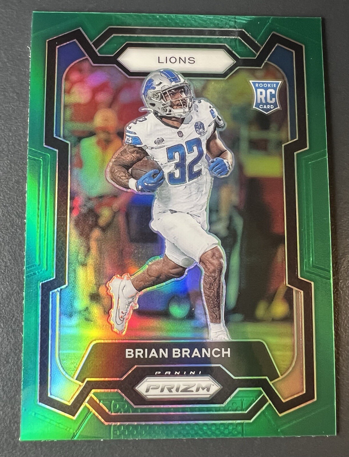 2023 Panini Green Prizm - Rookies #328 Brian Branch (RC)