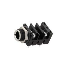 ACJM-MHDR Buchse Jack 6,35mm weiblich mono mit Doppelschalter THT AMPHENOL