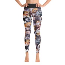 Cat Collage Leggings, leggings, joggers, yoga, gift leggings, cats, kittens
