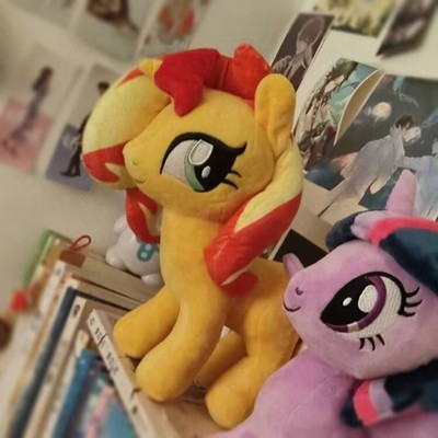 Sunset Shimmer Pony Plush Toys MLP Collection Fans Gift Kids Stuffed Hug Toy