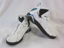 Nike Jordan True Flight 342964-142 White/Blue/Black Basketball Sneakers Mens 7.5