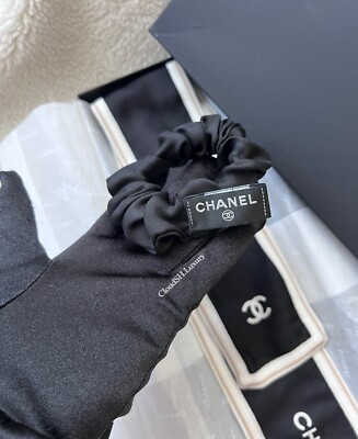 Auth Chanel 22B CC Logo Black Hair Tie & Bow - BNIB | eBay display picture 3