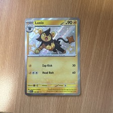 Luxio Baby Shiny 136/091 Paldean Fates Scarlet and Violet on eBay