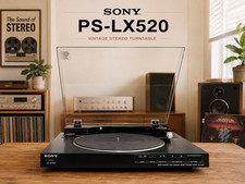 SONY PS-LX520   RaRe   Vintage Stereo Turntable