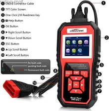 Car Scanner Tool EOBD OBD2 OBDII Diagnostic Code Reader KW850 Check Engine Scan