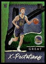 2020-21 Donruss Great X-Pectations Green Flood Nico Mannion Golden State
