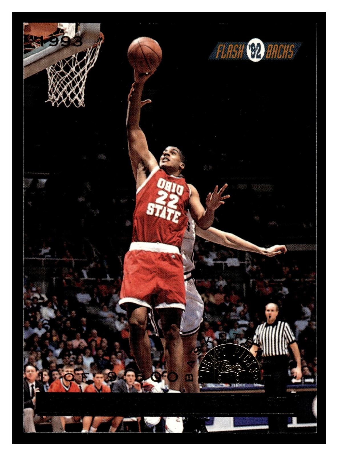 Jim Jackson #107 1993 Classic Draft Picks Gold 1 of 9,500