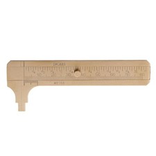 Vernier Caliper Mini Retro Brass Sliding Gauge Sliding Ruler Measuring Tool