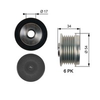 Generatorfreilauf Drivealign™ Gates OAP7135 FüR G09 Insignia Saab Gtc Astra Bmw