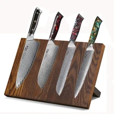 5x TURWHO Kitchen Cook Knife Set Japan VG10 Damascus Steel Chef Knife Block Set