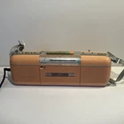 Sharp QT-50 Cassette Player Radio Pastel Pink Vintage 1980s Stranger Things VTG