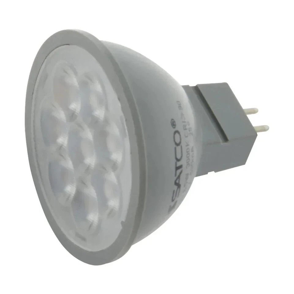 SATCO 6 Watt - MR16 LED - 2700K - GU5.3 base - 24 Volt - 12-Pack - Image 2 of 4