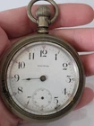 Vintage Waltham Pocket Watch Silverode Case Needs Repair