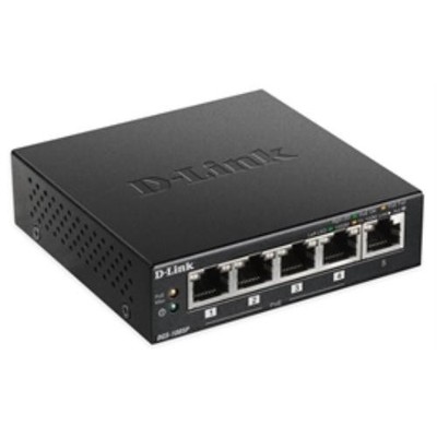 Dlink DGS1005P 5-Port Gigabit PoE+ Switch 60W Power