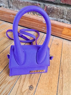 Authentic ''Jacquemus'' Le Chiquito Noeud Mini bag - Excellent Condition - Purple