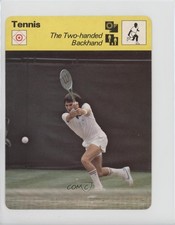 1977 Sportscasters Series 59 Lausanne Jimmy Connors The Two-handed Backhand 0r5w