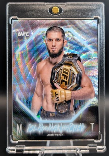 Islam Makhachev 2025 Topps UFC Midnight #19 Zodiac Parallel CHAMP  - product listing photo
