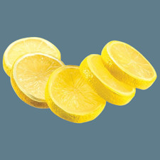 Artificial lemon slices