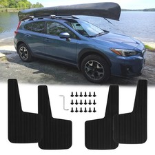 For Subaru Crosstrek 4pcs Rubber Mud Flaps Front Rear Fender Splash Guards Soft