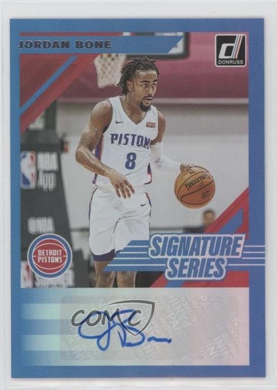 2019-20 Panini Donruss Signature Series Jordan Bone #SS-JBN Auto 17ni