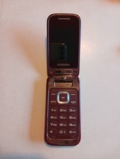 TÉLÉPHONE SAMSUNG A CLAPET GT-1270 BORDEAUX EN L'ETAT NON TESTÉ