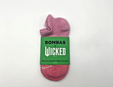 Bombas x Wicked Glinda Ankle Socks Pink Ombre Limited Edition NWT Small