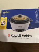Russell Hobbs Medium Rice Cooker Vegetable Steamer 6 Servings Keep Warm - 27030