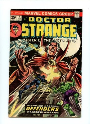 Doctor Strange #2 1974 Marvel Comics Master of the Mystic Arts gemini mailer