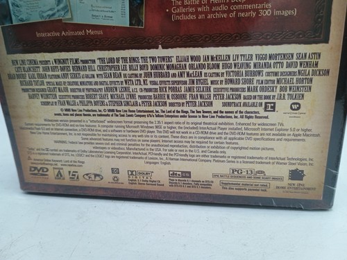 The Lord of the Rings: The Two Towers (4 Disc Special Ext. Edition) New/Sealed - Picture 6 of 9