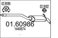 MTS EndschalldäMpfer NachschalldäMpfer 01.60986 FüR Ford Mondeo Galaxy MAX 4 BA7