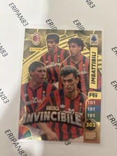 ADRENALYN XL CALCIATORI 2025-26 CARD MITICI INVINCIBILE Imbattibili MILAN Nuova 