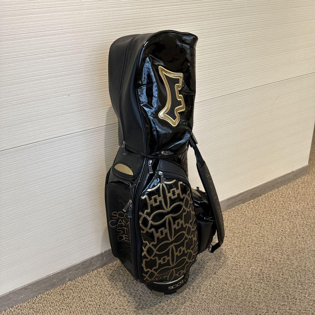SCOTTY CAMERON Limited Staff Bag Scotty Dog Pattern Black Golf