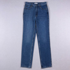 CO Collection Jeans Womens Size 27 High Rise Tapered Indigo Denim MSRP 395