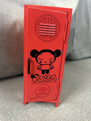 Vintage Pucca Metal Storage Locker Box Red VOOZ Avenue of the Stars 2000s Rare