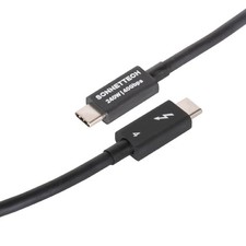 Thunderbolt 4 Cable 2.6ft - 40Gbps, 240W Charging, 8K Video