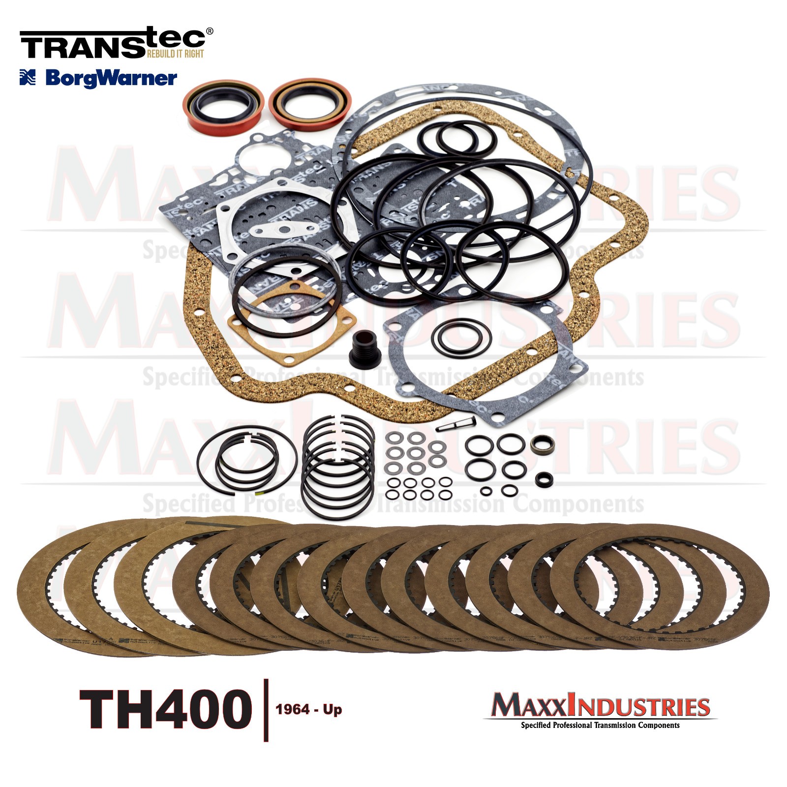 TH400 Turbo 400 Transmission Master Kit Less Steels OEM Performance BorgWarner