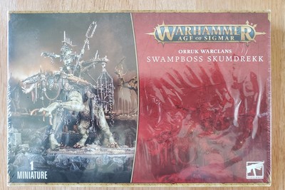Warhammer AOS Orruk Warclans Swampboss Skumdrekk   1 Miniature    Sealed/NIB