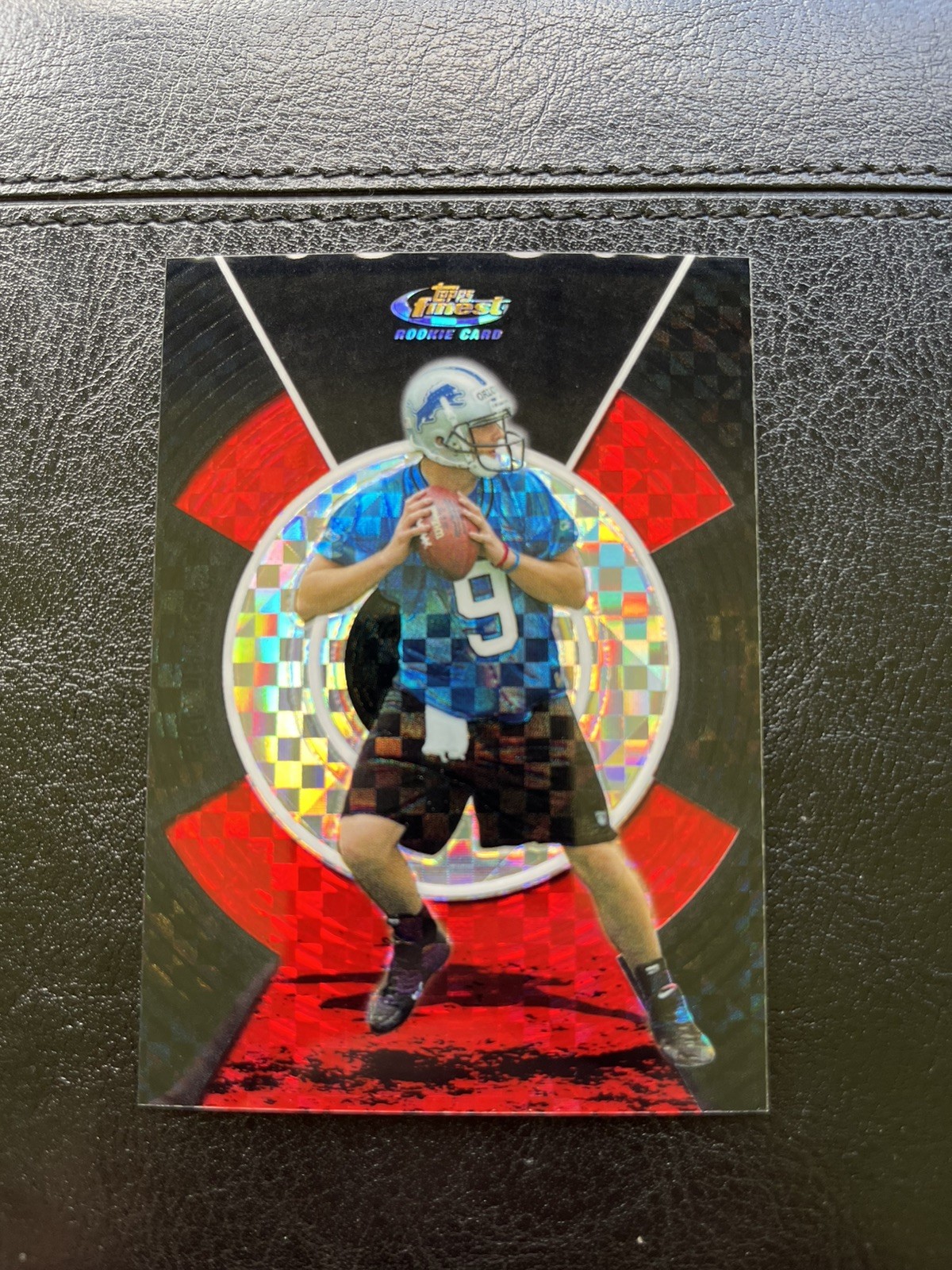 Dan Orlovsky Finest #128 Black Refractor