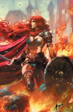 Red Sonja: Noir #1 Rudy AO HeroesCon Exclusive Wraparound Virgin Variant