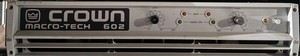 Crown Macro-Tech 602 Amplifier LOCAL PICK UP ONLY