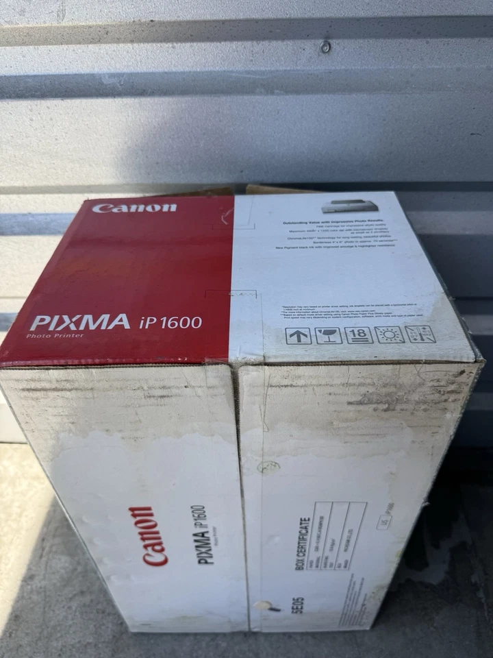 VINTAGE SEALED PACKAGE Canon PIXMA IP1600 Digital Photo Inkjet Printer - Image 4 of 4
