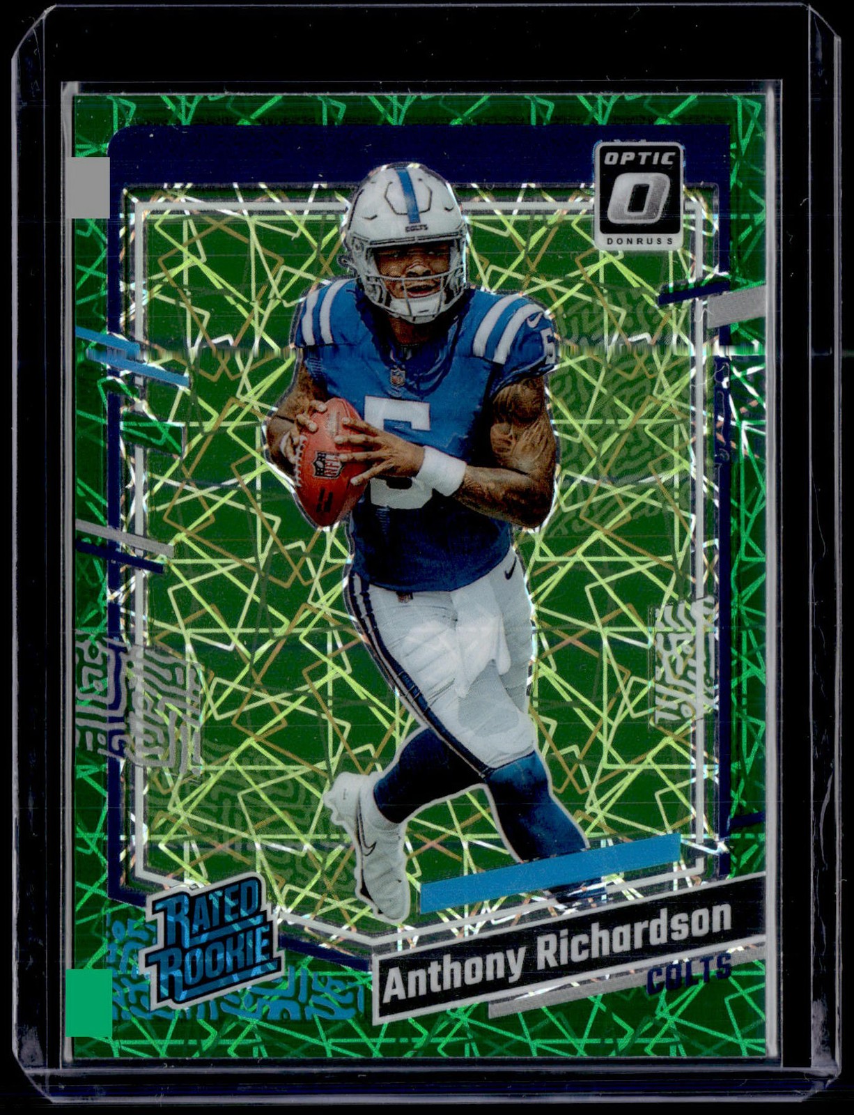 2023 Donruss Optic #247 Anthony Richardson Green Velocity