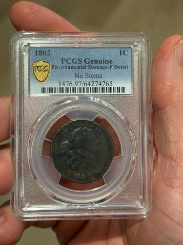 Photo of a 1802-P Large Cent from an eBay listing that sold on Jul 14, 2026